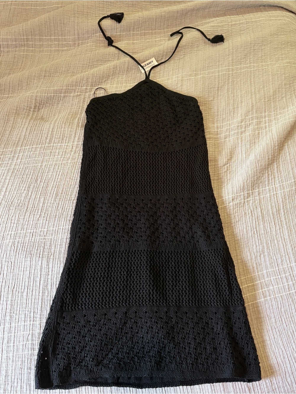 NWT Old Navy Crochet Halter Dress